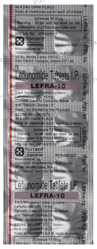 Lefra 10mg Tablet 10s