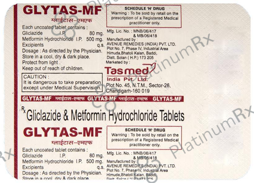 Glytas-MF Tablet