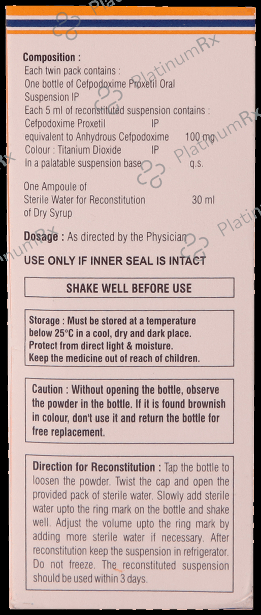 HHCepo 100mg Dry Syrup 30ml