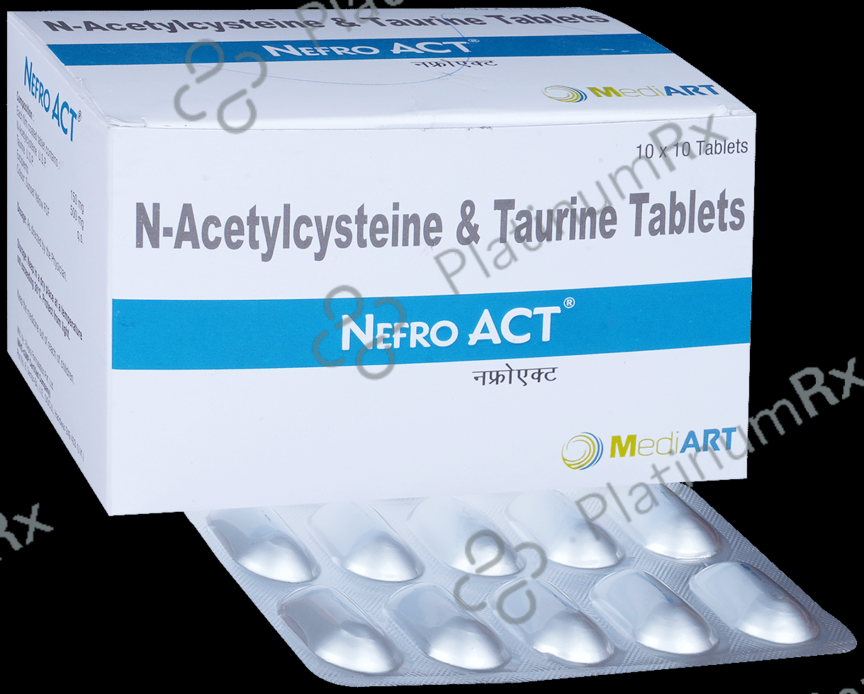 Nefro ACT 500mg/150mg Tablet
