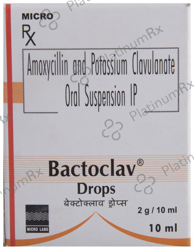 Bactoclav 80/11.4mg Drop 10ml