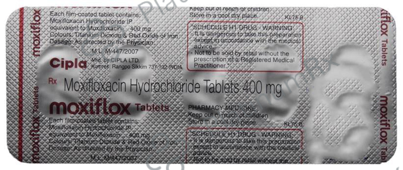 Moxiflox 400mg Tablet 5s