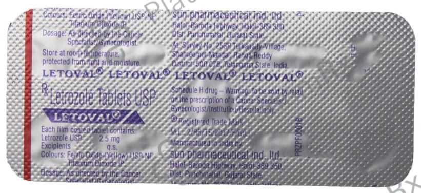 Letoval 2.5mg Tablet 5s