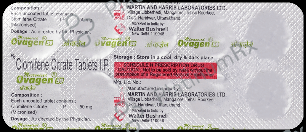 Ovagen 50mg Tablet