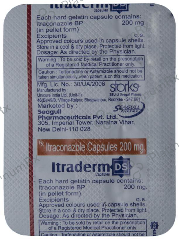 Itraderm DS Capsule 4 Capsule