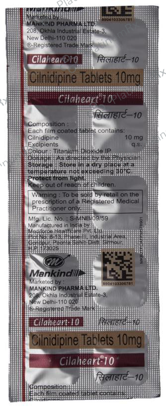 Cilaheart 10 Tablet 10 Tablet