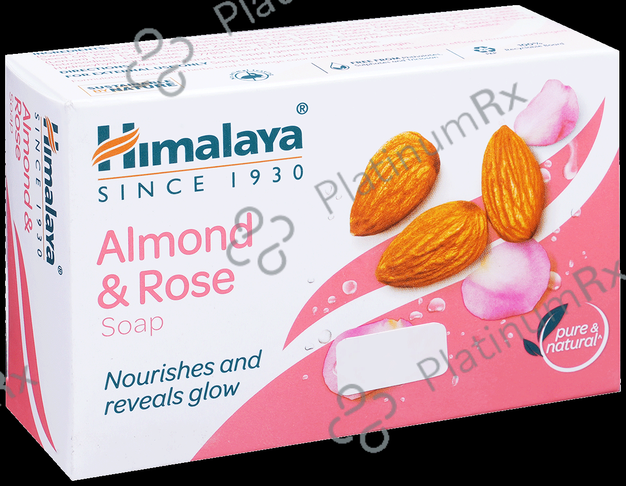 Himalaya Almond & Rose Soap 125gm