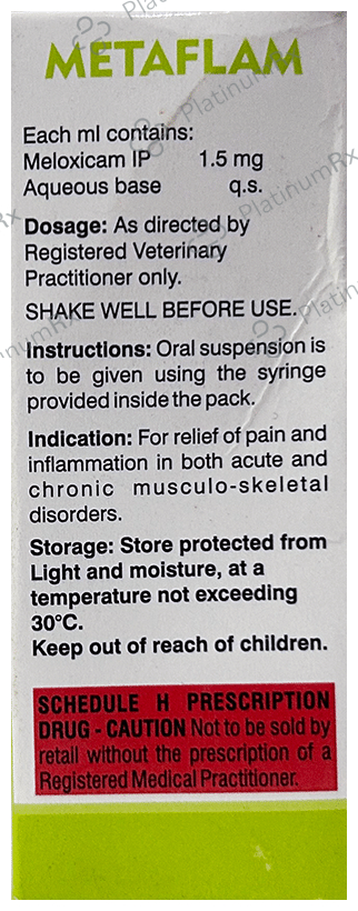 Metaflam Pet Oral Suspension