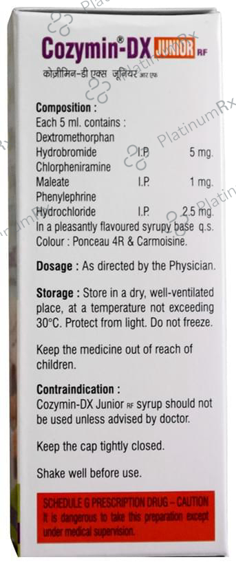 Cozymin-DX Junior RF Syrup