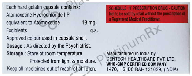 Atexitine 18 Capsule