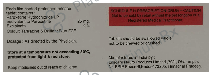 Parobin 25mg Tablet
