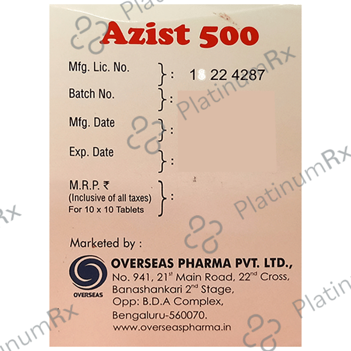 Azist 500 Tablet