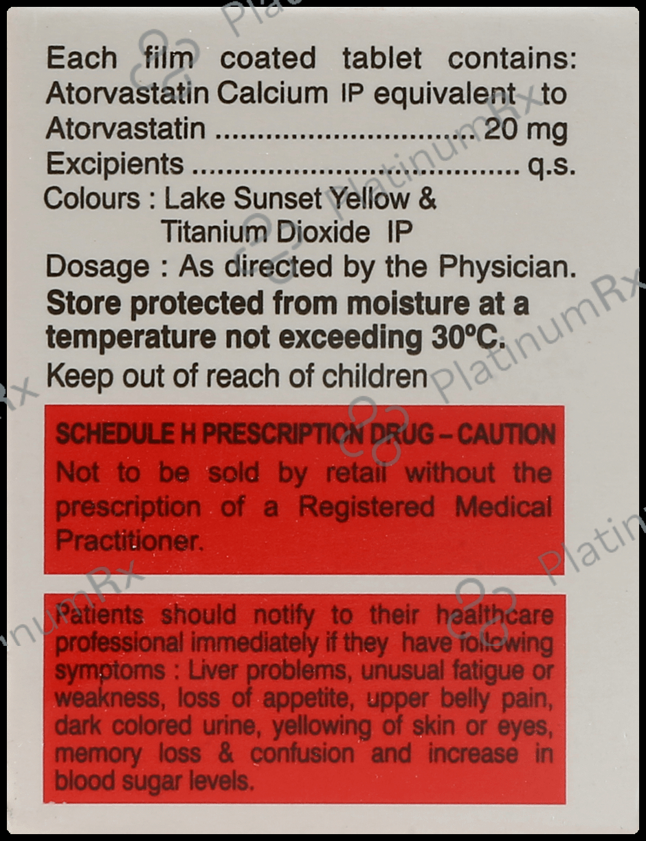 Genxvast 20mg Tablet 10s