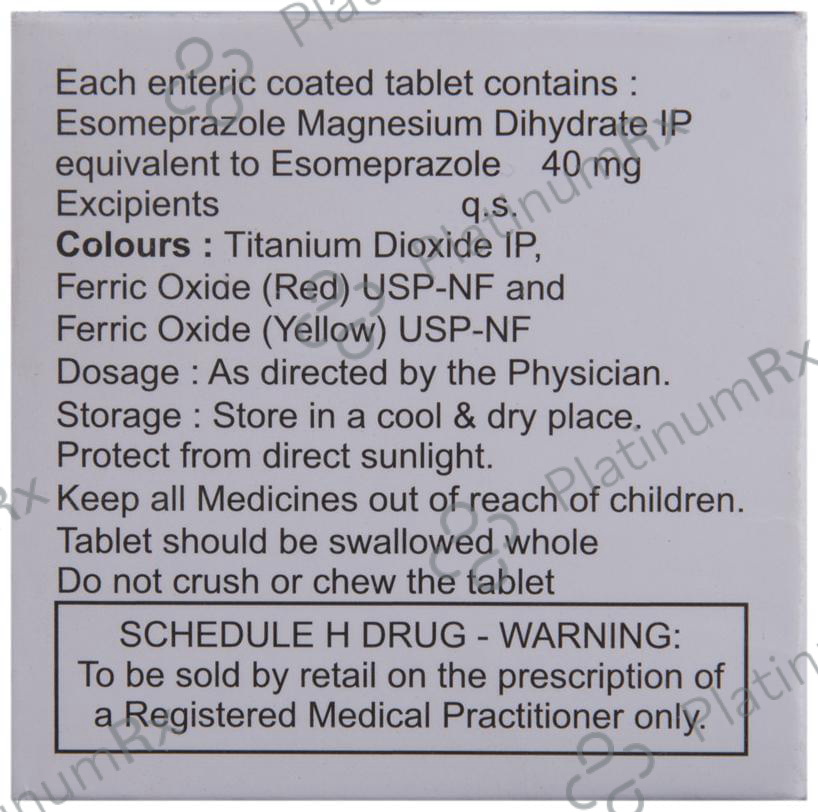 Esofine 40mg Tablet 10s