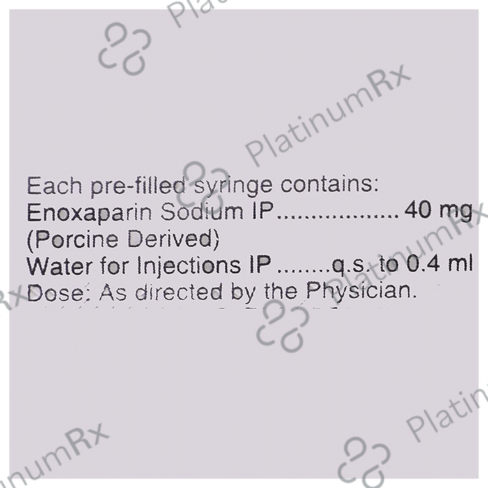 Loparin 40mg Injection 1s