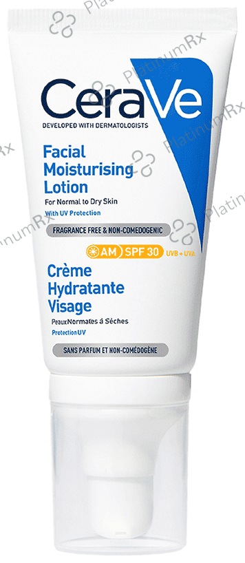 CeraVe AM Facial Moisturising Lotion for Normal to Dry Skin SPF 30