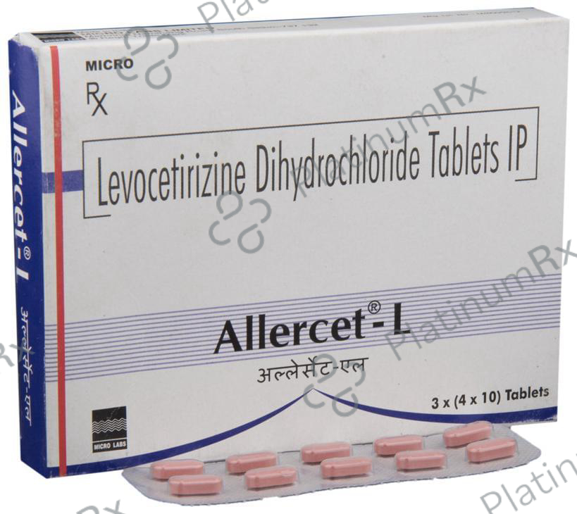 Allercet L 5mg Tablet 10s