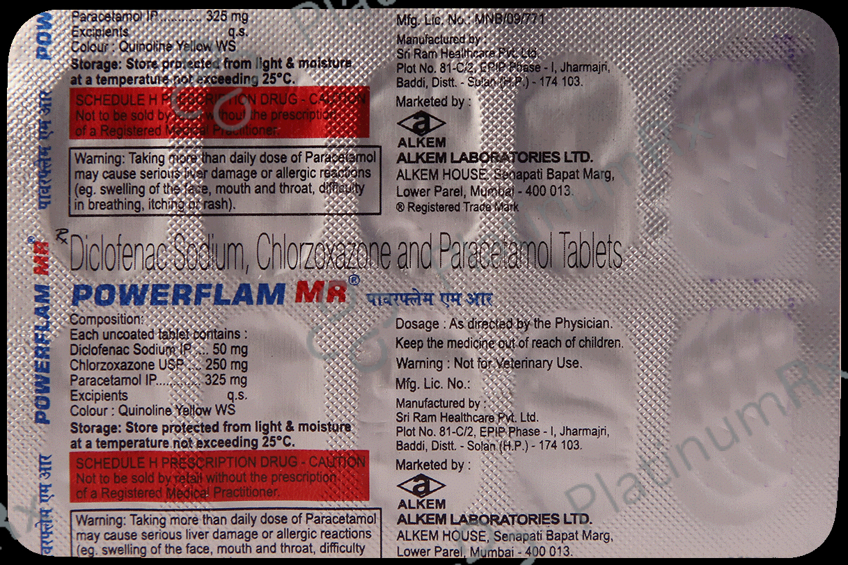 Powerflam 50mg Tablet MR