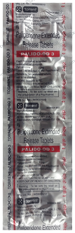 Palido-OD 3mg Tablet ER 10s