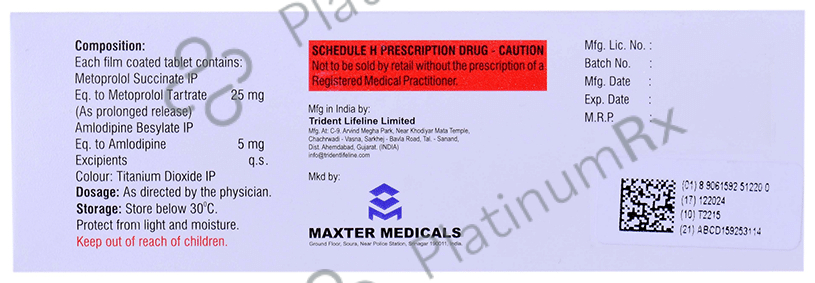 Ryylow 25 Tablet PR