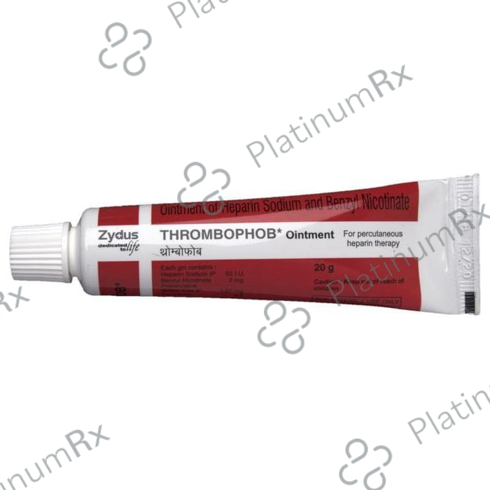 Thrombophob 2/50IU Ointment 20gm