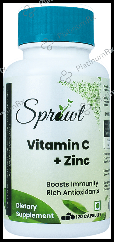 Sprowt Vitamin C + Zinc Capsule