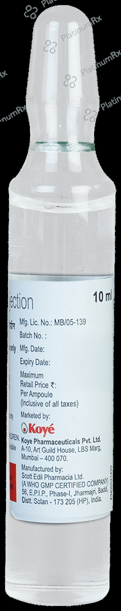 Spirodin 10mg Injection 10ml