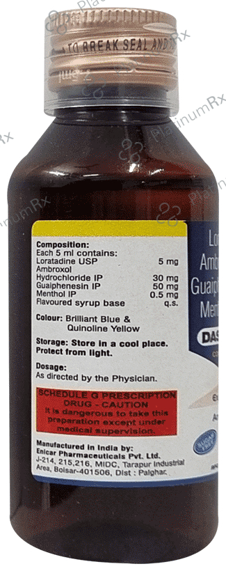 Daslin NF Syrup Sugar Free