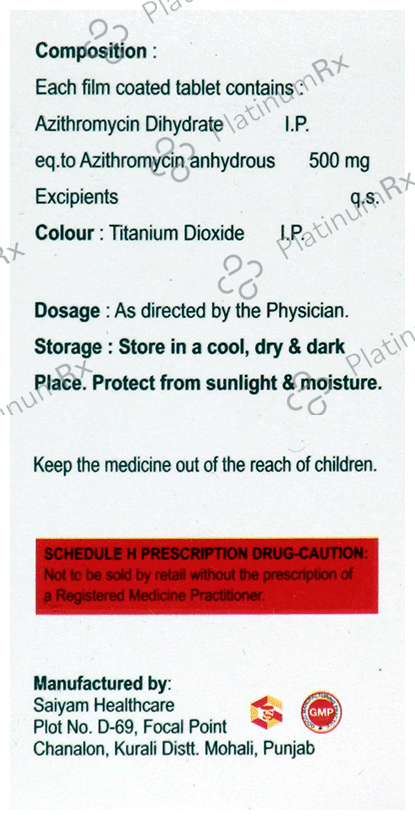 Azicure 500 Tablet