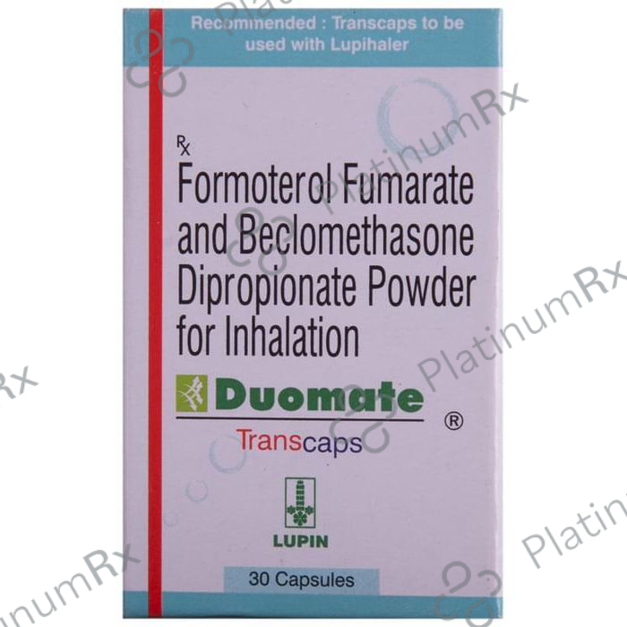 Duomate 200/6mcg Transcaps 30s
