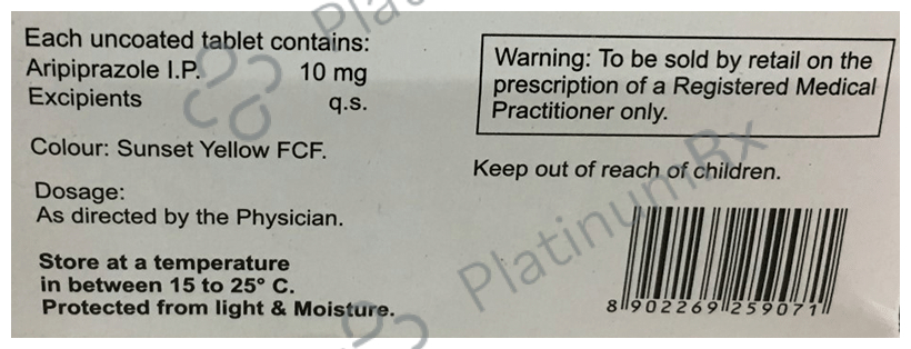 Ariphrenz 10mg Tablet