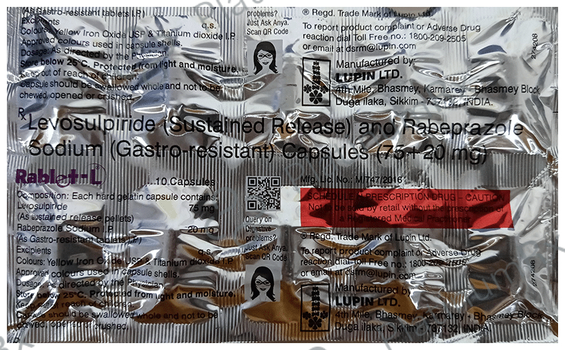 Rablet L Capsule SR 10s