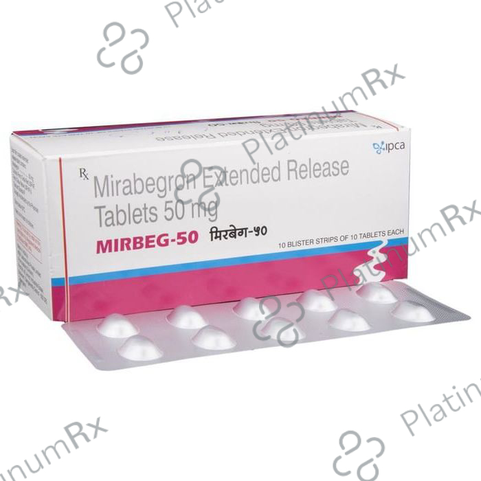 Mirbeg 50mg Tablet ER 10s