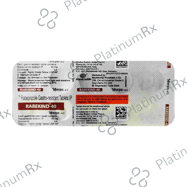Rabekind 40mg Tablet 10s