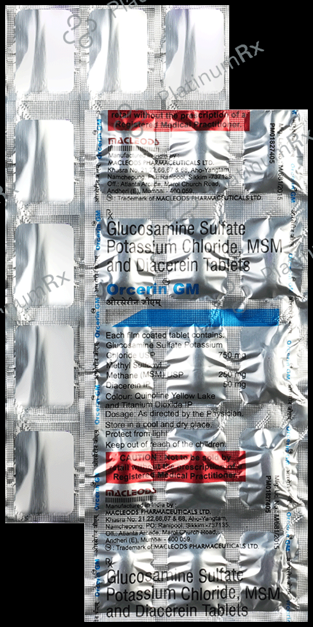 Orcerin GM 50/750/250mg Tablet 15s