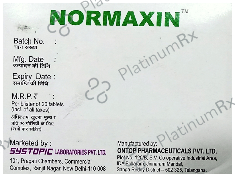 Normaxin Tablet 20s