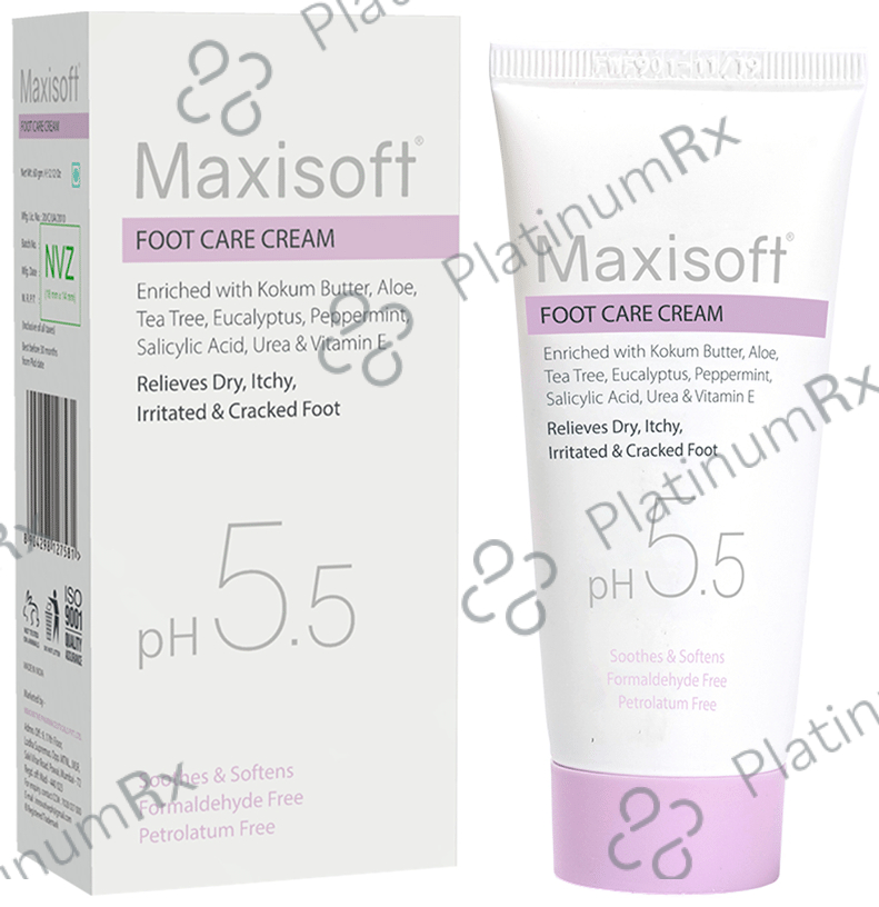 Maxisoft Foot Care Cream (60gm Each) 2 Tubes