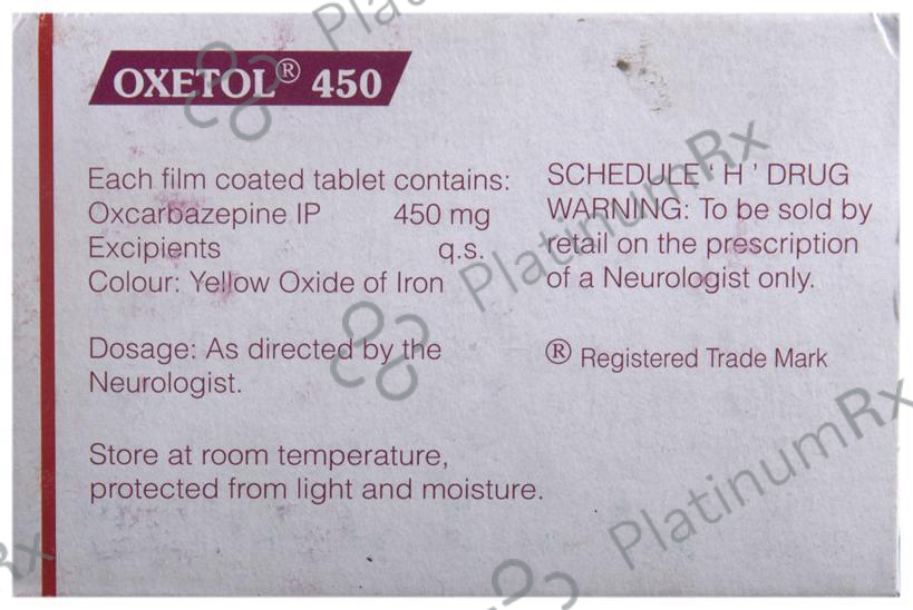 Oxetol 450mg Tablet 10s