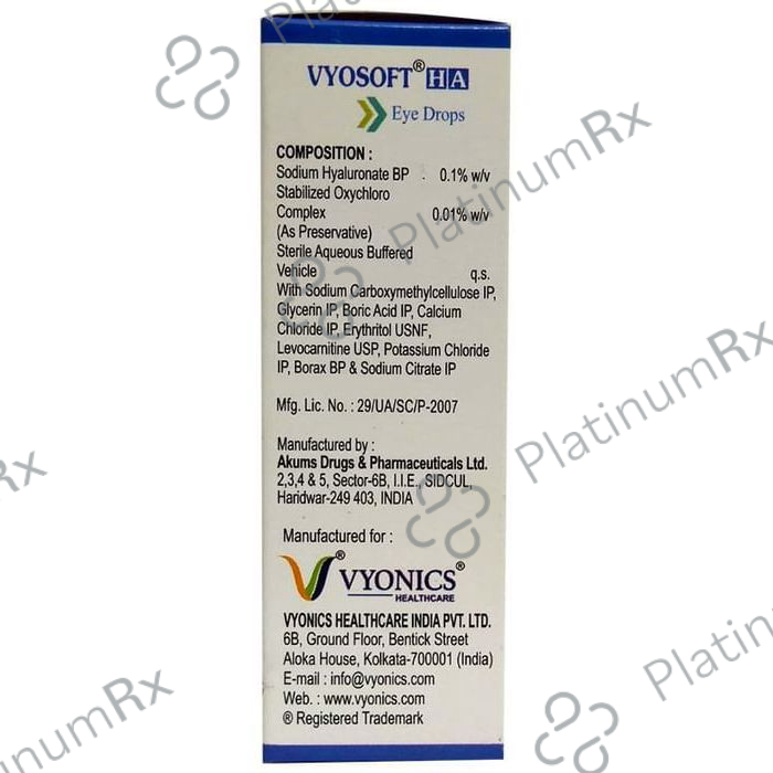 Vyosoft HA Eye Drop