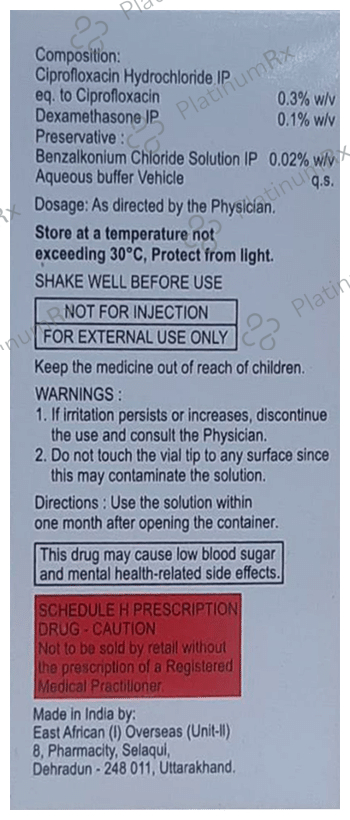Alciflox D Eye/Ear Drop 10ml