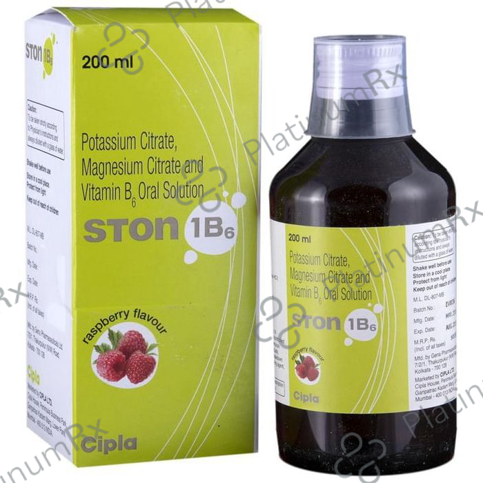 Ston 1B6 Oral Solution Raspberry 200ml