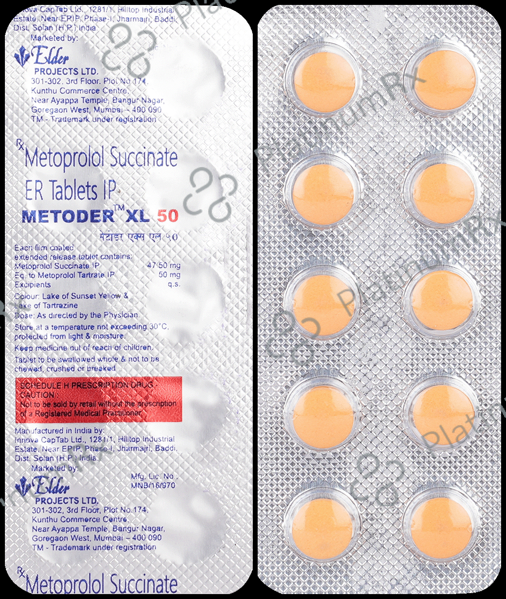 Metoder 50mg Tablet XL