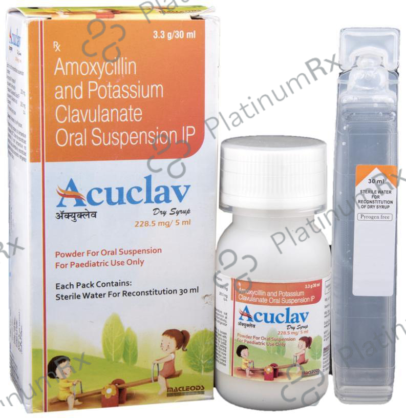 Acuclav 228.5mg Dry Syrup
