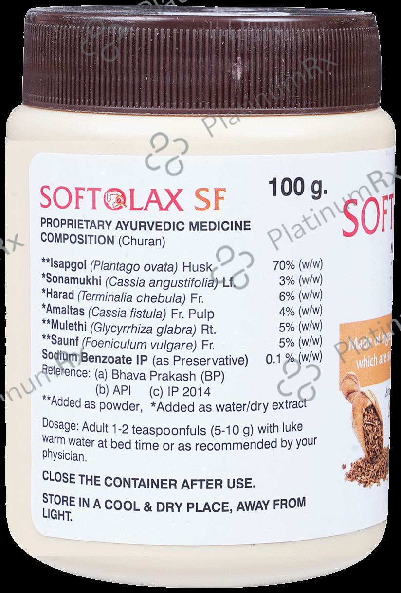 Softolax Saunf Sugar Free Powder 100gm
