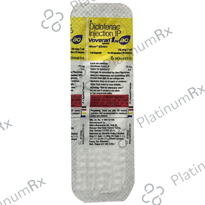 Voveran AQ 75mg Injection 1ml