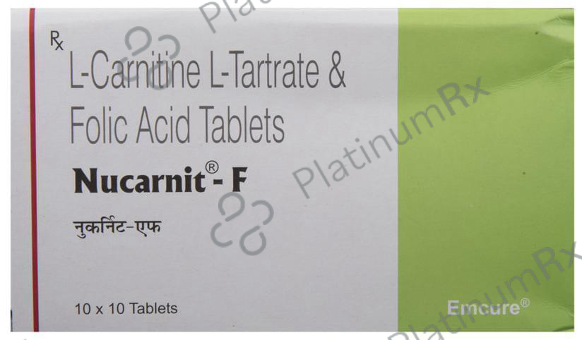 Nucarnit F 500mg/1500mcg Tablet 10s