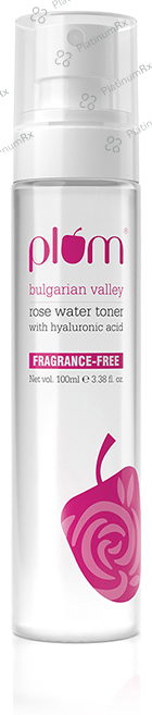 Plum Bulgarian Valley Rose Water Toner Fragrance Free