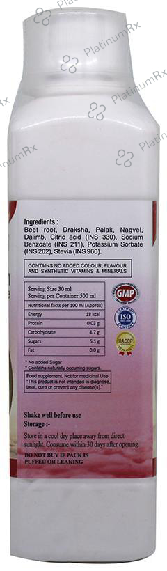 Improva Plus Beet Spinach Juice