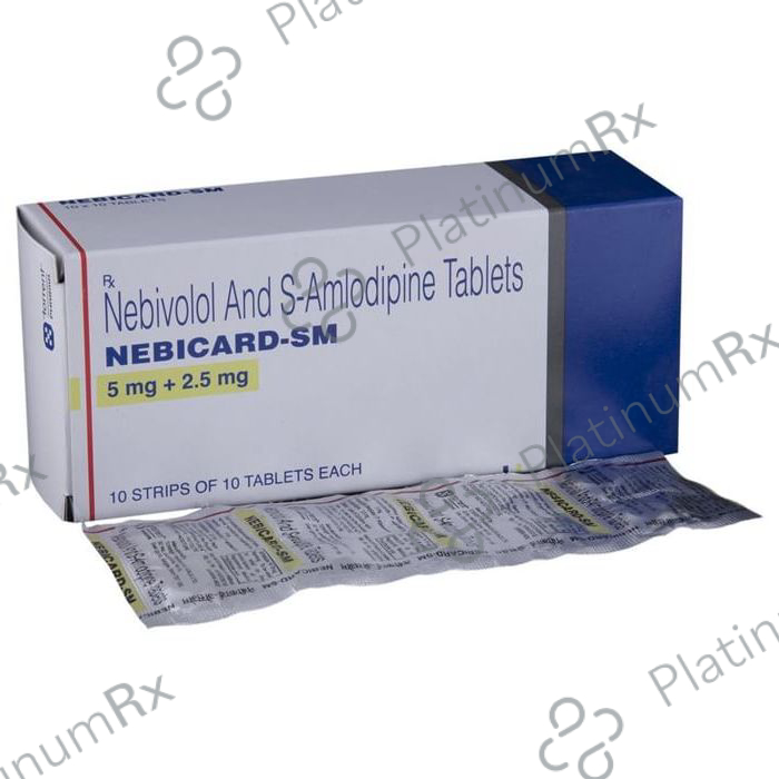 Nebicard SM 5/2.5mg Tablet 10s