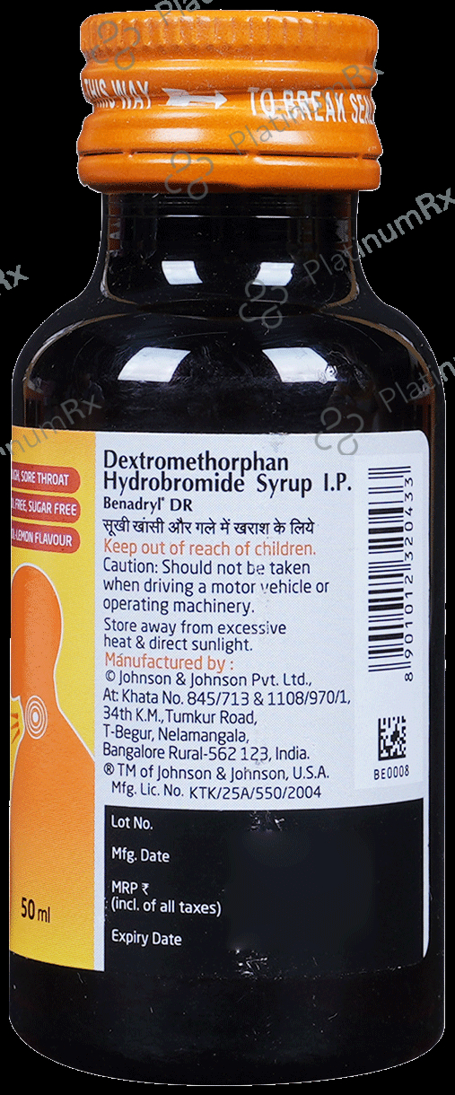 Benadryl DR 15mg Syrup 50ml